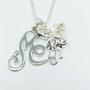 Mother’s Day Sterling silver Butterfly pendant